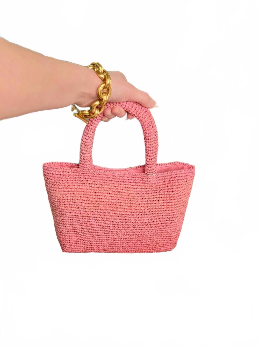 NEW BALDIZ women's mini mae bag in pink